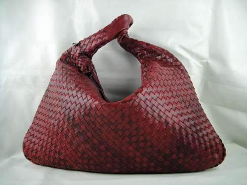 Bottega Veneta Nappa Hobo Lambskin Bag 5091 double red